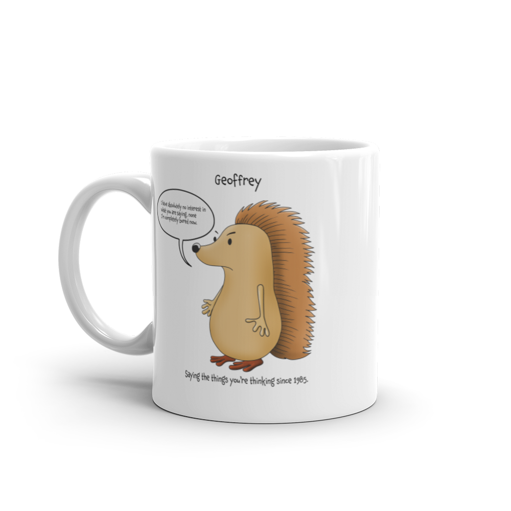 Animal Inside Cup Hedgehog Mugs 12 OZ Funny Coffee Mugs with