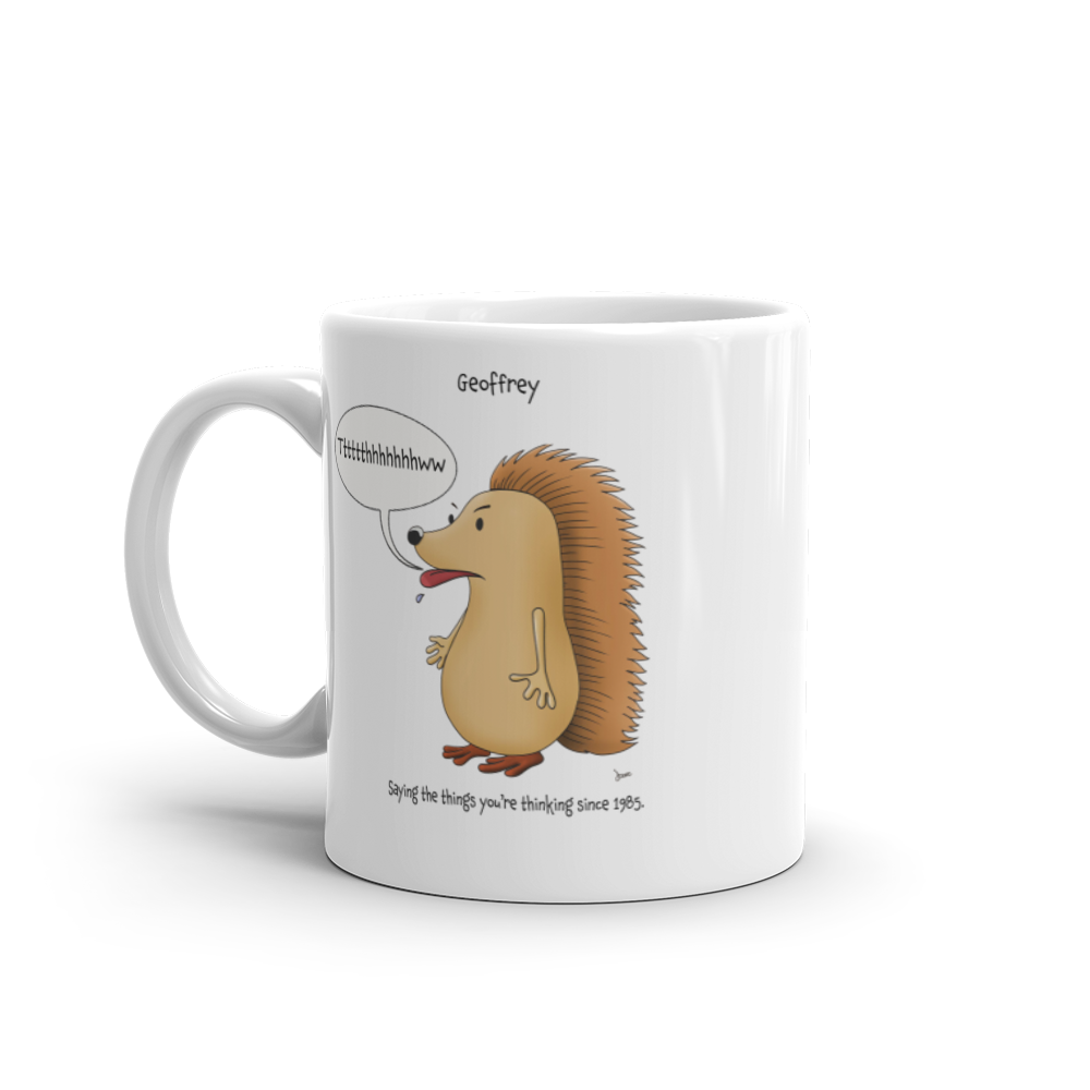 Animal Inside Cup Hedgehog Mugs 12 OZ Funny Coffee Mugs with